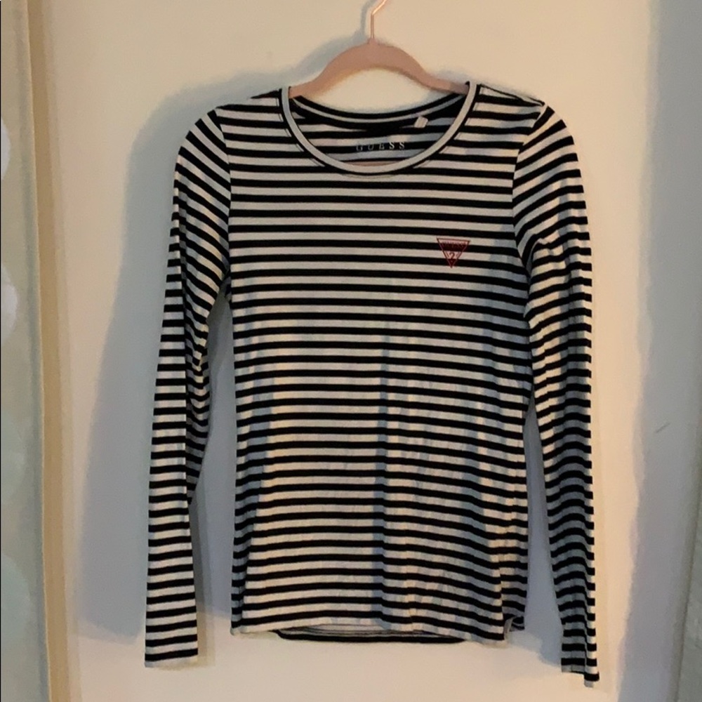 Guess Striped Long Sleeve Shirt